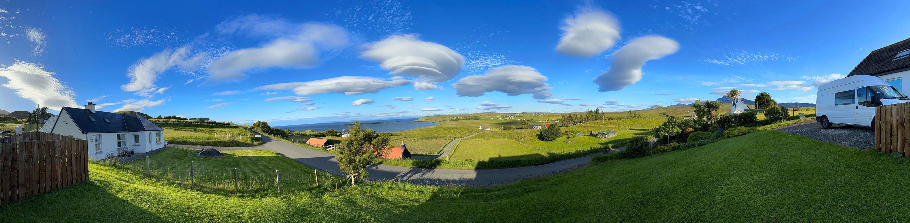 Enjoy spectacular sea views when you stay at Brogaig Cottages self catering accommodation