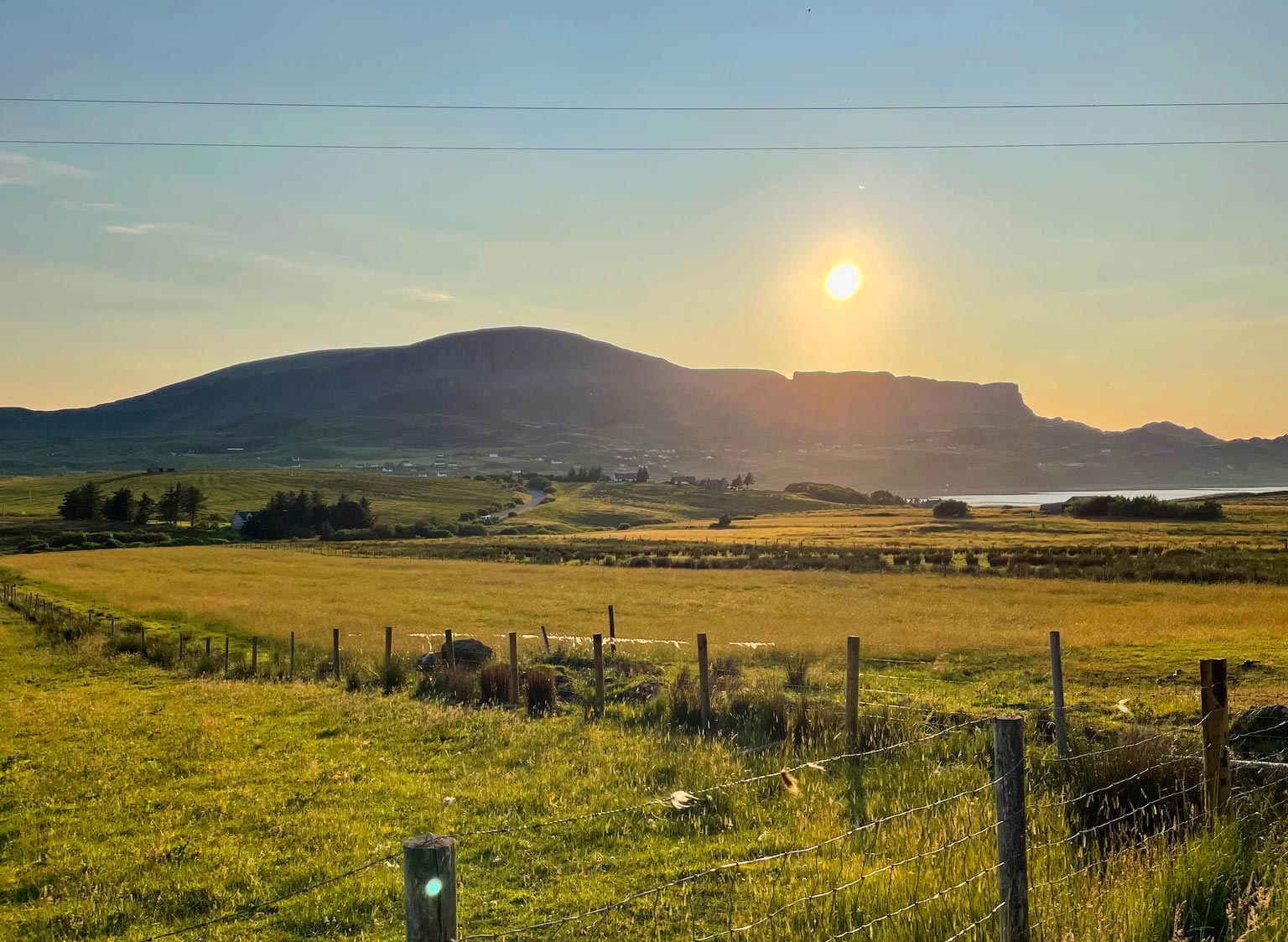 Brogaig Cottages self catering accommodation are located in Staffin