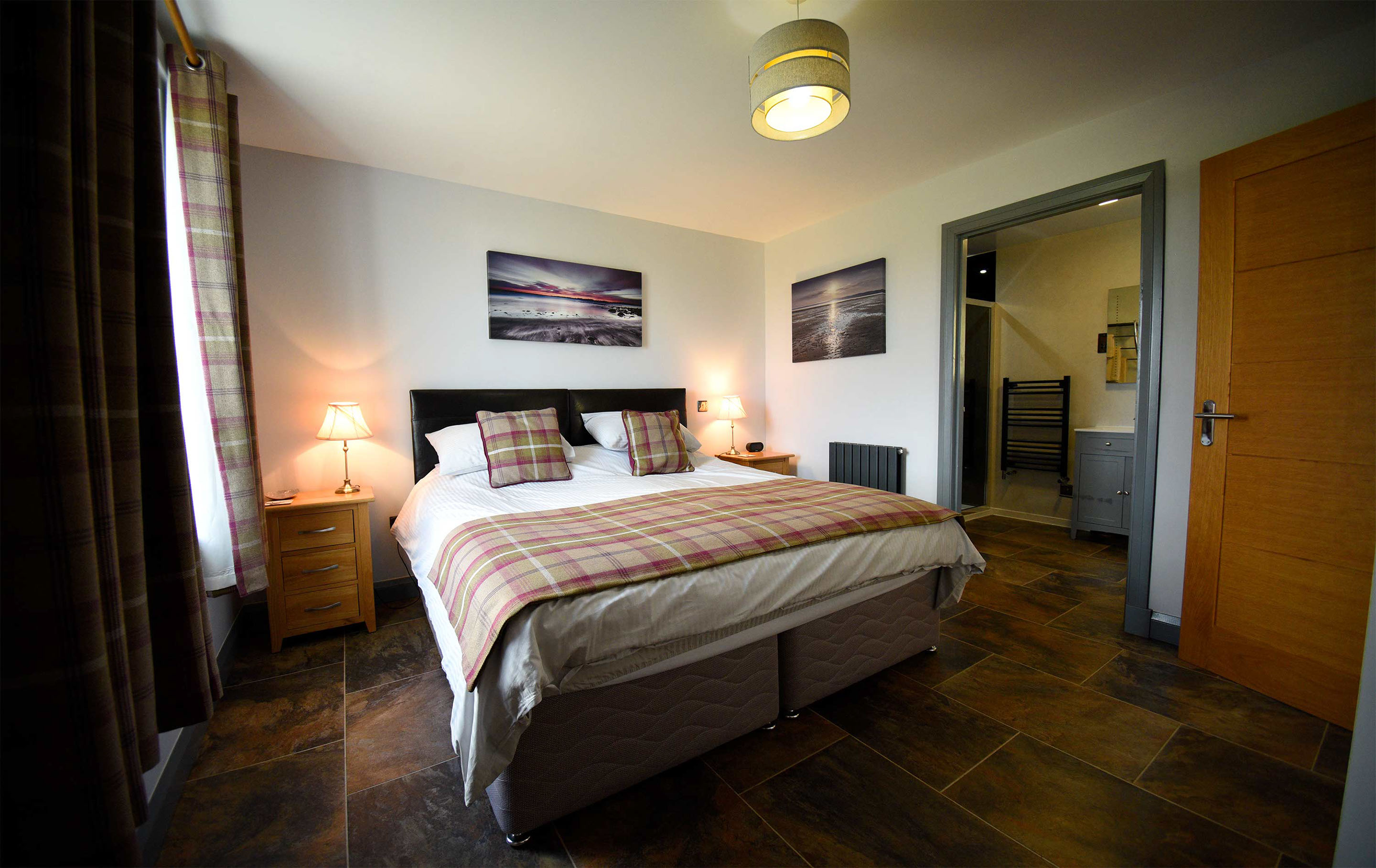 Brogaig Cottages self catering accommodation contain Super King sized beds