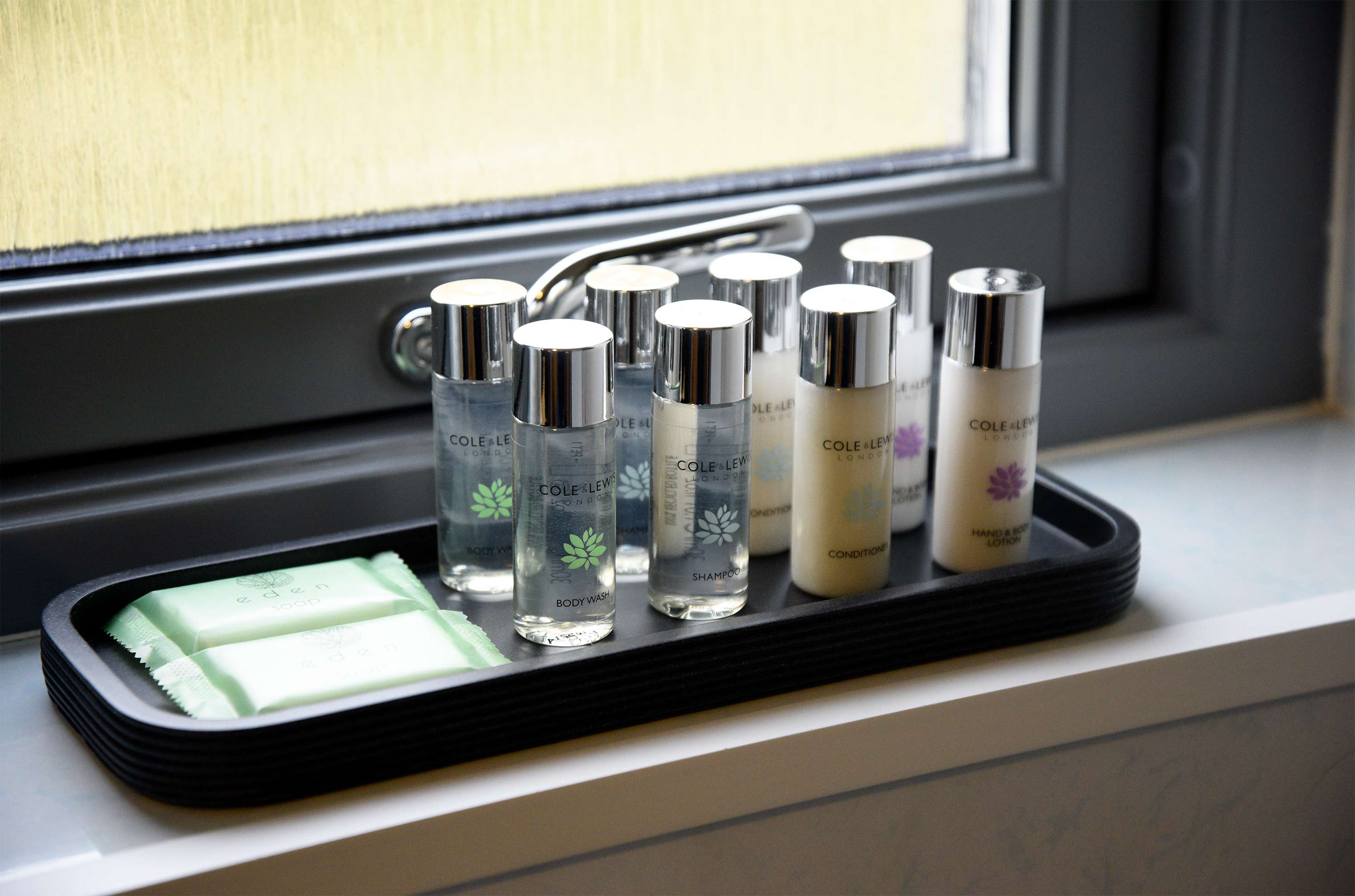 Brogaig Cottages contain a selection of toiletries for guest use including shampoo and body wash