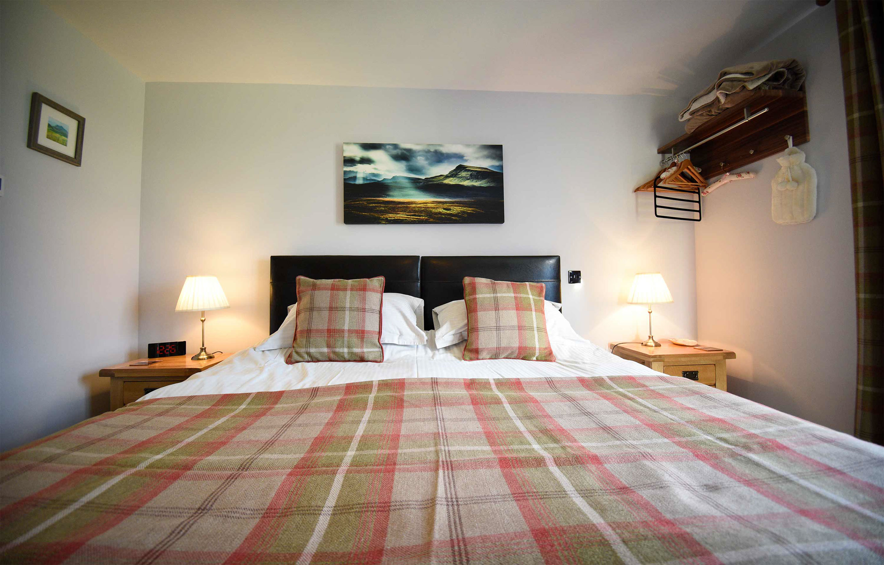 Relax and unwind on our Super King Sized beds at Brogaig Cottages self catering accommodation